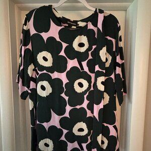 Marimekko Poppy Tunic - Green Motif Medium